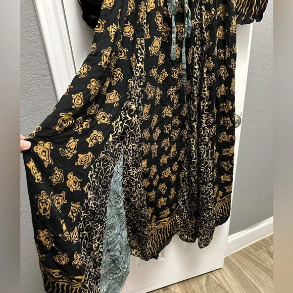 LotusTraders Peasant Maxi Off Shoulder Dress 3X - Picture 3 of 5